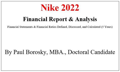 jaarcijfers nike|nike financial statements.